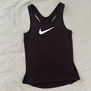Nike dri-fit tank, size small, black.